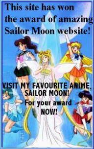 Award of amazing Sailor Moon website