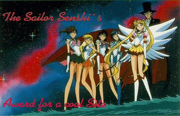 The Sailor Senshi's - Award for a cool Site