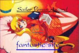 Sailor Venus Award for a fantastic site!